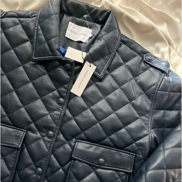 NWT Rebecca Minkoff Diamond Quilted Jacket - Picture 4 of 6
